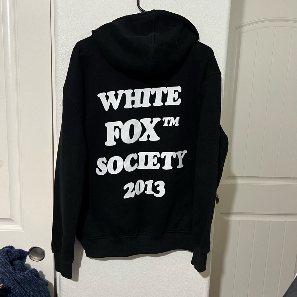 White Fox Boutique Society Black & White Hoodie